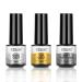 Rosalind Shellac Base Coat Top Coat UV nail polish gel nail polish under lacquer and cover set for gel nail polish matte glossy finish and durable