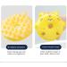 Bath Sponge for Kids Bath and Shower Sponge | Scrubber Ball for Shower Bath | Dense Foam Body Scrub Shower Ball for Home Dorm Travel Hotel Bathroom Yellow - Buy Online on GoSupps.com