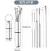 Ear Scoop 6-Piece Set of Ear Picking Tools Adult Ear Pick Ear Scoop Stainless Steel Portable Keychain Ear Scoop - Buy Online on GoSupps.com