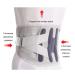 Buy X-Large Gray Lumbar Back Support Belt for Pain Relief | Ergonomic Back Brace for Sciatica & Herniated Disc - Adjustable & Comfortable for Men & Women - Buy Online on GoSupps.com