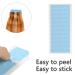 LINXINS Hair Extension Tapes 120pcs Double Sided Adhesive Tapes for Hair Extensions Glue Strips Tape Extension Tabs for Hair Weft Replacement (Blue) - Buy Online on GoSupps.com