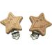 5pcs Natural Wood Beech Animal Shape Pacifier Clips for DIY Pacifier Chains - Buy Online on GoSupps.com