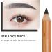 Eyebrow Definer Pencil - Double Ended Eyebrow Pencil Waterproof Brow Stylist Definer Eyebrow Retractable Pencil for Girls Women Dtt Black - Buy Online on GoSupps.com