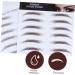 DOITOOL 4pcs Grooming Sticker Tool for Waterproof Hair-like Stimulation D Eyebrows Girl Makeup Female - Buy Online on GoSupps.com
