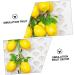 Abaodam 4 Bunches Imitation Lemon Skewers Toys Lemons Fruit Front Door Wreath Hanging Lemon Decor Model Girl - Buy Online on GoSupps.com