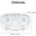 Ultechnovo 8-Piece Transparent Contact Lens Case - Durable Storage for Colored Lenses | International Shipping Available - Buy Online on GoSupps.com