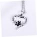 Toddmomy Sterling Silver Dog Necklace with Paw Print - Pet Trailer Charm Jewelry - Buy Online on GoSupps.com