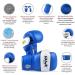 Kids Boxing Gloves - Blue 6 oz for Children Youth MMA Training and Sparring - Buy Online on GoSupps.com
