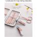 Nail Scissors Manicure Set Professional Nail Clipper Kit Stainless Steel Manicure Kit Nail Care Tools for Home Workplace Gift Giving Toenail Clippers (Color : Pink A) - Buy Online on GoSupps.com