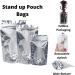 BELLE KR Mylar Bags 6x9 - 100 Pack | 7.5mil Thickness, Self-Standing Ziplock Bags for Food Storage | Resealable, Clear Packaging Bags with Label Stickers - Buy Online on GoSupps.com