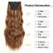 YDDM 20-Inch Wavy Clip-in Hair Extensions - Natural Look Affordable Synthetic Hair 4pcs for Women - Buy Online on GoSupps.com