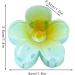 Rurunklee Flower Clips Hawaiian Flower Hair Clips For Women | Strong Hold Hair Clips Flower Hair Accessories For Women & Girls For Thick & Thin Hair Gradient light blue - Buy Online on GoSupps.com