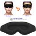 3D Sleep Mask for Men & Women - 100% Blackout Eye Covers for Travel Yoga & Naps | Ultimate Comfort & Lash Protection - Buy Online on GoSupps.com
