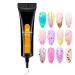 3D Nail Gel - No-Wipe 3D Beauty Care Products 15ml Adhesive Glue for Nail Art and Rhinestones | For Beginners Professionals Rhinestone Salon Party Holiday Wedding Birthday