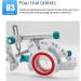 Optical Lens Optical Optometry 48-80mm Fully Adjustable Trial Frame Lightweight Eye Optometry Lens Frame inserted into The 4 frames for Glasses Shops Vision Health Centers - Buy Online on GoSupps.com