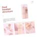 Minkissy 8 in 1 Dual Ended Makeup Brush Set - Travel-Friendly Pink Cosmetic Brushes for Foundation & Lipstick - Buy Online on GoSupps.com