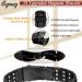 Cigmag Lymphatic Drainage Magnetic Bracelet for Men - Ultra Strength Magnet, Pure Titanium, Adjustable Tool & Gift Box (Black) - Buy Online on GoSupps.com