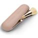 Travel Makeup Brush Holder Magnetic Silicone Portable Makeup Brush Organizer Soft Sleek Easy-to-Clean Travel Makeup Tool Storage Box Brown PB-01