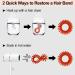 Spiral Hair Ties 20 Pcs - Traceless Phone Cord Ponytail Holders - No Crease Bracelet Hair Accessory - Transparent Matte - Girls Women Ladies Gift - Buy Online on GoSupps.com