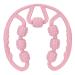 Verdant Touch Leg Muscle Roller Leg Massage Roller 7 Rollers All-Round Massage for Calf Thigh Pink