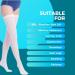 Ted Hose Compression Stockings - Thigh High 15-20 mmHg Anti Embolism Socks for Men and Women | Medical Compression Stockings Post Surgery (Large - Buy Online on GoSupps.com