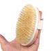 Angel Kiss Dry Brushing Body Brush - Natural Bristle Exfoliating Brush for Lymphatic Drainage and Blood Circulation - Medium Strength - Buy Online on GoSupps.com