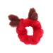 FRCOLOR Christmas Hair Scrunchie Plush Reindeer Antlers Hair Tie Hair Band Hair Bobbles Ponytail Holders Gifts for Girls Women