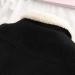 Volunboy Toddler Corduroy Sherpa Jacket | Fleece-lined Button Down Coat for Baby Boys/Girls | 12 Months Black - Buy Online on GoSupps.com