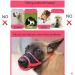 Heele Adjustable Nylon Muzzle for Small & Medium Dogs - Breathable Safe & Fast-Shipping Prevents Biting & Barking (Large Orange) - Buy Online on GoSupps.com