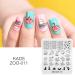 KADS Nail Art Stamping plate Nail Template Nail Art Design Tool Nail DIY Design Image Plate (ZO011) - Buy Online on GoSupps.com