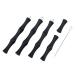 Archery Bowstring Finger Saver Guard Soft Silicone Finger Tab for Left and Right Hand 4 Balck