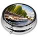 Seineround Pill Box Organizer - 3 Compartment Portable Travel Pill Box for Purse & Pocket | International Shipping Available - Buy Online on GoSupps.com