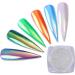 Holographic Nail Powder Holo Powder for Nails Nail Powder Rainbow Mirror Nail Powder Silver Gold Black Holo Manicure Nail Art Pigment Glitter Dust - Buy Online on GoSupps.com