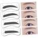 Beavorty 64 Pairs 8 Eyeshadow Eyebrow Stickers Kits Eyebrow Card Eye Shadow Makeup Tools Eyebrow Trimming - Buy Online on GoSupps.com