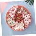 PRETYZOOM Food Tray Veggie Tray Table Trays for Eating Plate Candy Nut Serving Container Platter Household Box 28.5*7.3cm Pink - Buy Online on GoSupps.com