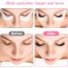 URAQT Eye Gel Pads - 50 Pairs Lint Free Eyelash Extension Patches with 10 Brushes - Premium Under Eye Gel Pads for Pro Salon and Individual Lashes (Silver) - Buy Online on GoSupps.com