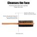 3-Part Wood Beard Brush | Double-Sided Soft & Hard Bristles for Grooming & Styling - Essential for Home & Salon - Buy Online on GoSupps.com