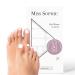 Original Miss Sophie Pedi Wraps I Marshmallow Pedicure I 27 Ultra-D nne Nail polish stripes in single-color I for tooths I sticks to natural and painted acrylic gel & shellac nails