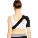 Shoulder Brace Sleeve Wrap for Pain Relief & Support - Fits Left & Right Arm Men & Women - Compression Shoulder Stability & Recovery Brace - Buy Online on GoSupps.com