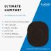 Flexd Freestyle Waterproof Sensor Covers for Libre 2 & 3 (30 Pcs) - Black Oval Design - CGM Adhesive Patches - Pack of 30 - Buy Online on GoSupps.com