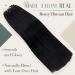 LAAVOO Microring Extensions - Real Hair Black Micro Loop Extensions 50g | Smooth #1 45 cm Invisible Microring - Buy Online on GoSupps.com