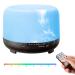 500ml aroma diffuser topesct ultrasound humidifier remote control fuzling interior humidifier electrical fragrance lamp oil diffuser with 7 changing colors and automatic shutdown without water