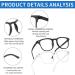 SCJJZ Blue Filter Glasses - 3 Pack Anti-Blue Light Flat Mirror for Eye Protection - International Shipping Available - Buy Online on GoSupps.com