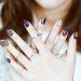 JERCLITY 4th of July Nail Wraps - Patriotic American Flag Nail Strips with Nail File - Buy Online on GoSupps.com