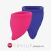 Fun Factory Period Cup Set | 2 Menstrual Cups (Size A+B) | Reusable & Eco-Friendly | 100% Medical Silicone - Multicolor - Buy Online on GoSupps.com