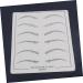  HONMEET 6 Pieces Skin Microblading Eyebrow Practice Eyebrow Skin Forming Eyebrow Eyebrow Size Eyebrow - Buy Online on GoSupps.com