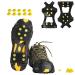 willceal Ice Cleats, Ice Grippers Traction Cleats Shoes and Boots Rubber Snow Shoe Spikes Crampons with 10 Steel Studs Cleats Prevent Outdoor Activities from Wrestling Yellow Medium
