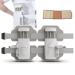 Lumbar spine tapes traction device device for correction of the lumbar muscle strain 450 N synchronous/one-sided support correction for waist circumference 70 115 cm (28 45 inches)