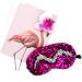 Glitter Mermaid Sequins Sleep Eye Mask - 6 Pcs Set for Women, Teens, and Girls - Buy Online on GoSupps.com