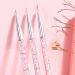 Colorful Nail Art Pens Set for Women | 3-Piece Ergonomic DIY Nail Design Kit - Ultra-Thin Floral Lines & Strips - Buy Online on GoSupps.com